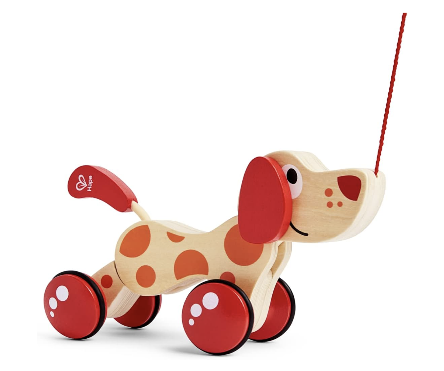 Speelgoed-trekdier-hondje-1jaar-eenjarig-spelen-eerste-verjaardag-cadeau