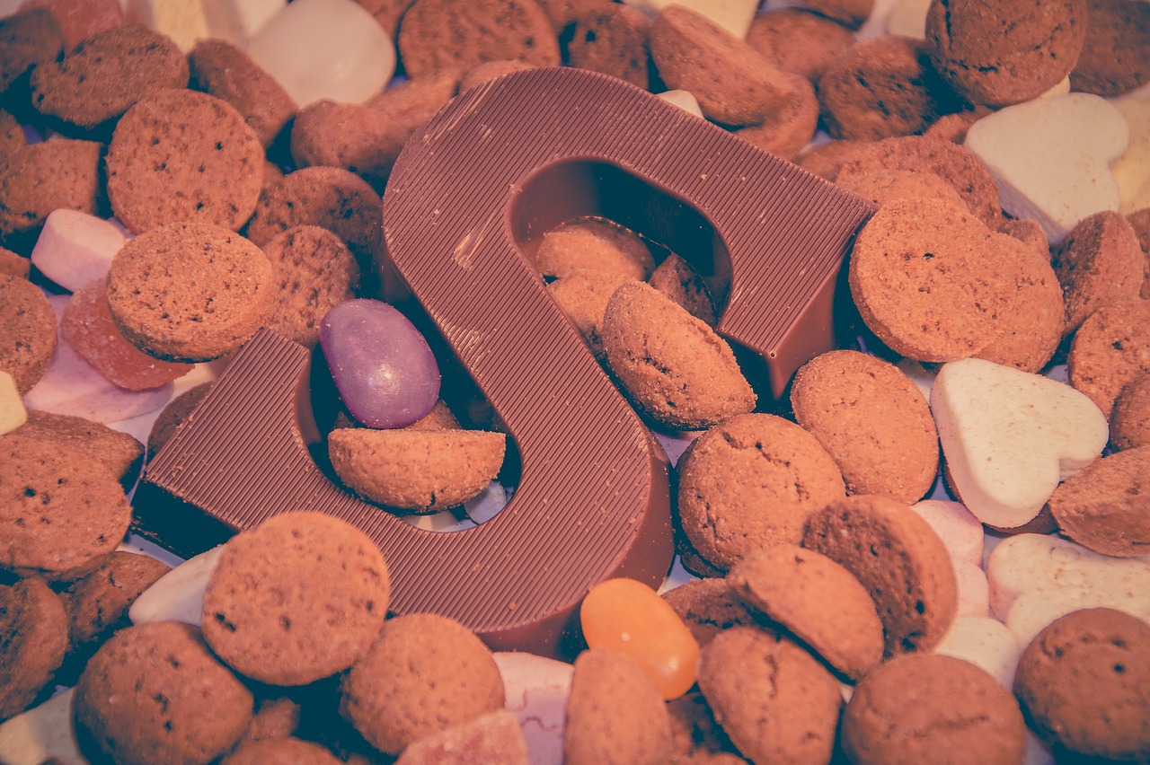 Sinterklaasspel chocoladeletter